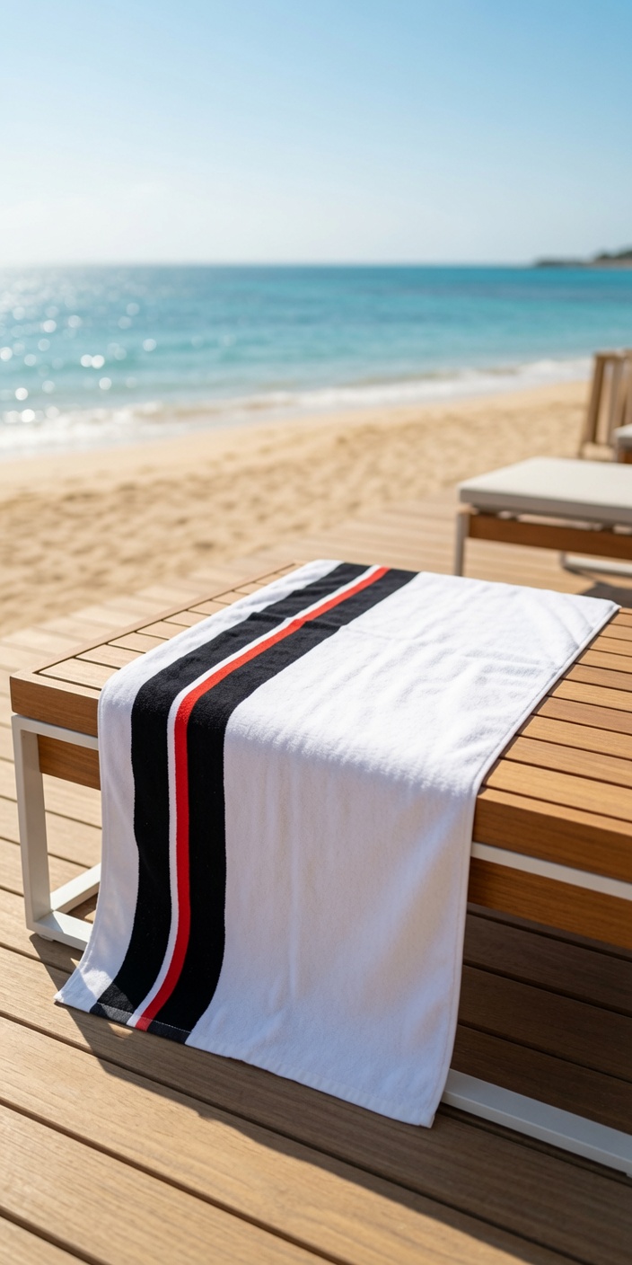 FL Beach Shorts Inspired Beach Towel
