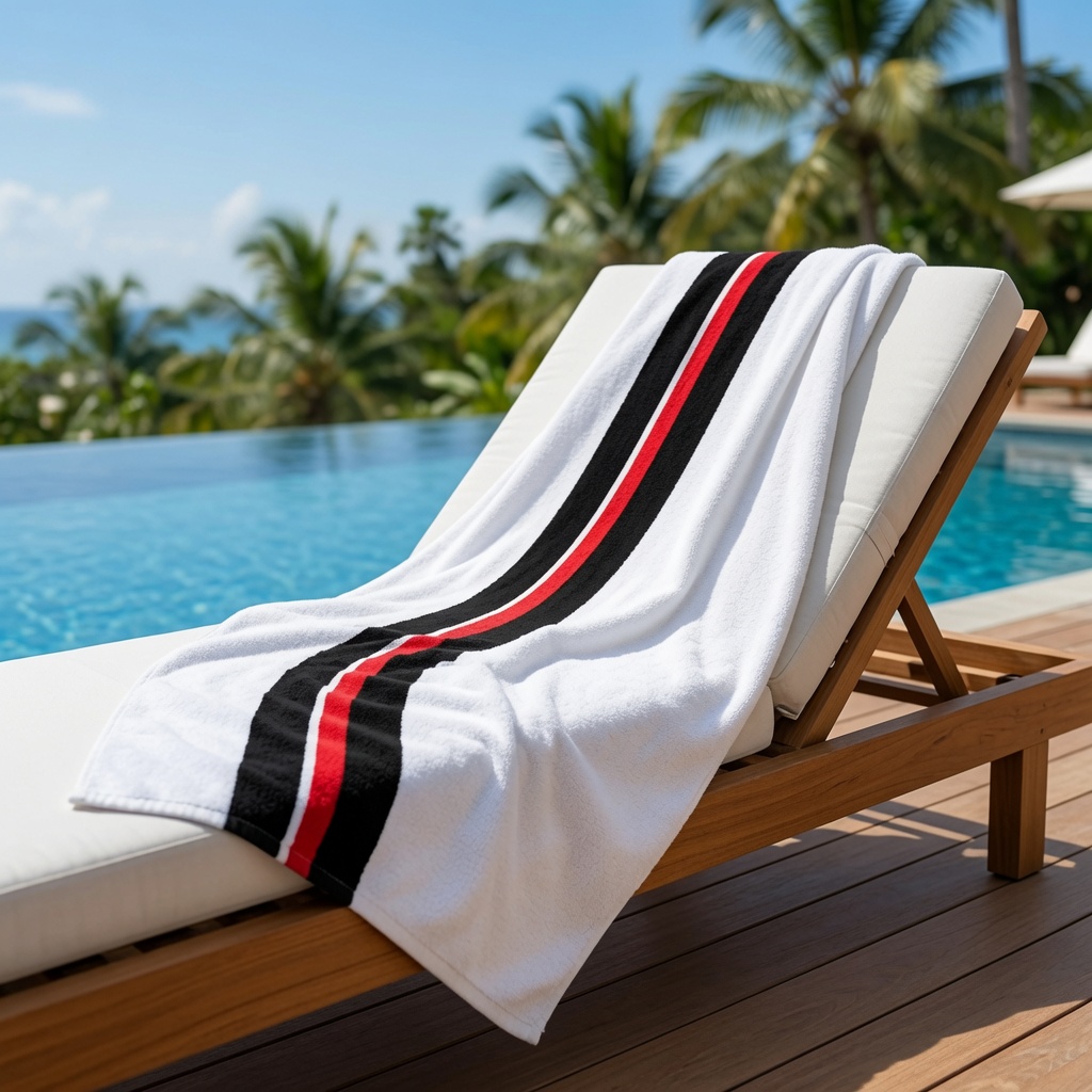 FL Beach Shorts Inspired Beach Towel